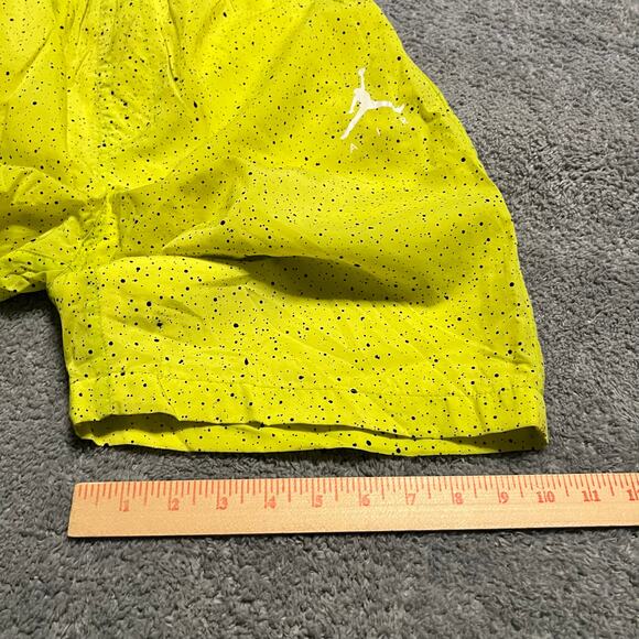 Jordan Shorts Mens Small Poolside Swim Trunks Neon Cement Swimsuit CI9133-345 - Picture 11 of 11